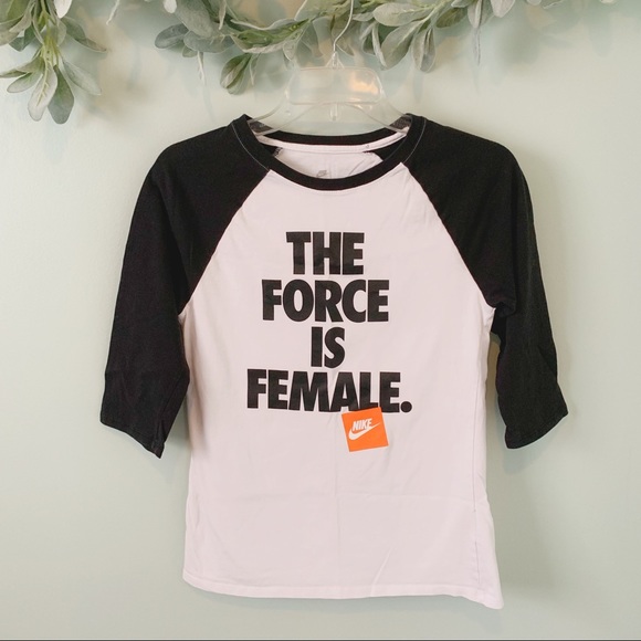 nike the force is female shirt